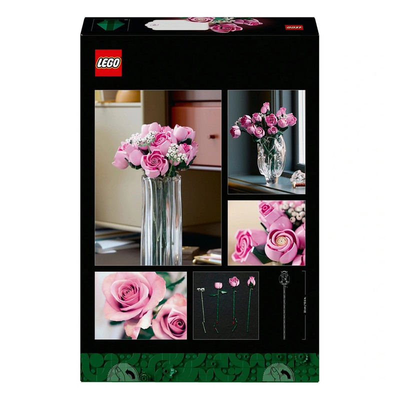 لگو 789 تکه سری بتانیکال مدل Bouquet of Pink Roses کد 10374