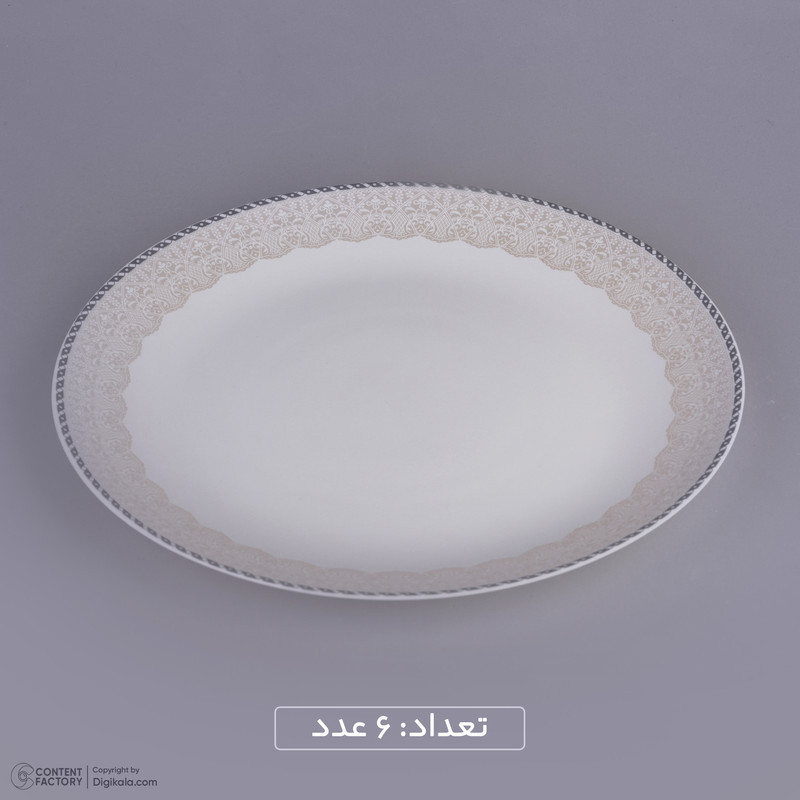 سرویس غذاخوری 26 پارچه دینو طرح دایره مدل هیدیکا