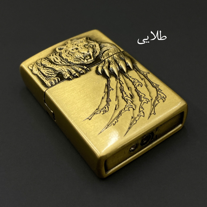 فندک مدل سنگی طرح خرس خشمگین کد DKD-1691