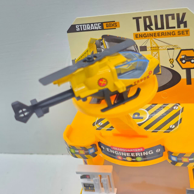 کیت ماشین بازی ناب سل مدل پارکینگ چمدانی راهسازی طرح Road construction machine