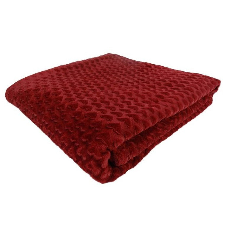 پتوی تیسا مدل قلب سایز 150x220 سانتی متر
