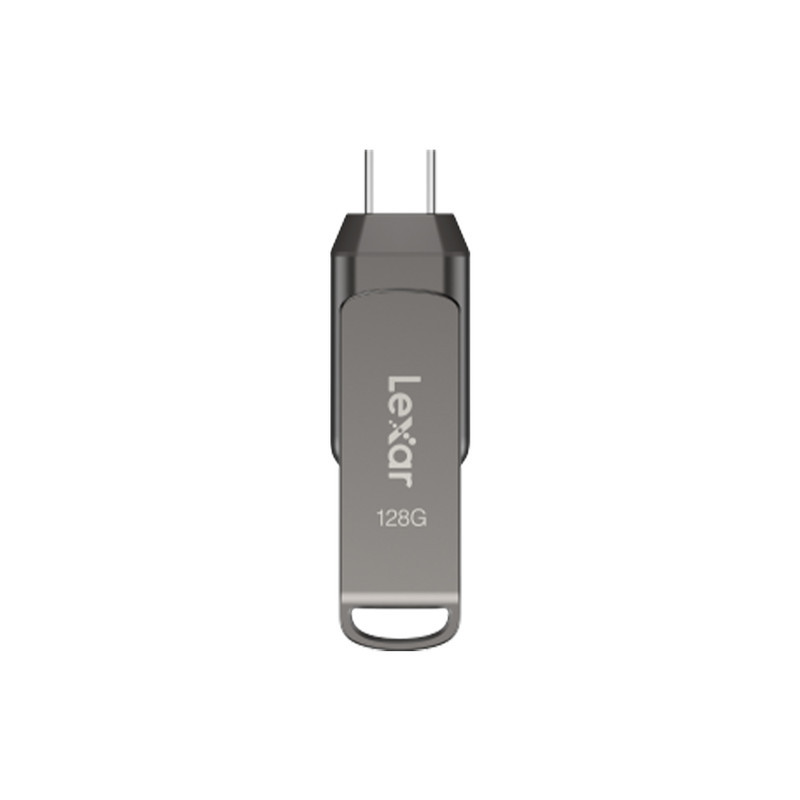 فلش مموری لکسار مدل Dual Drive D400 ظرفیت 128 گیگابایت با رابط USB 3.2