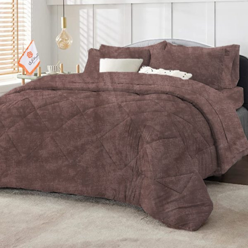 لحاف چیداری مدل پتینه یک نفره سایز 160x220 سانتی متر