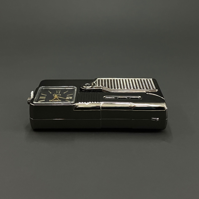 فندک گازی مدل ساعتی طرح تاشو کد DKD-2110