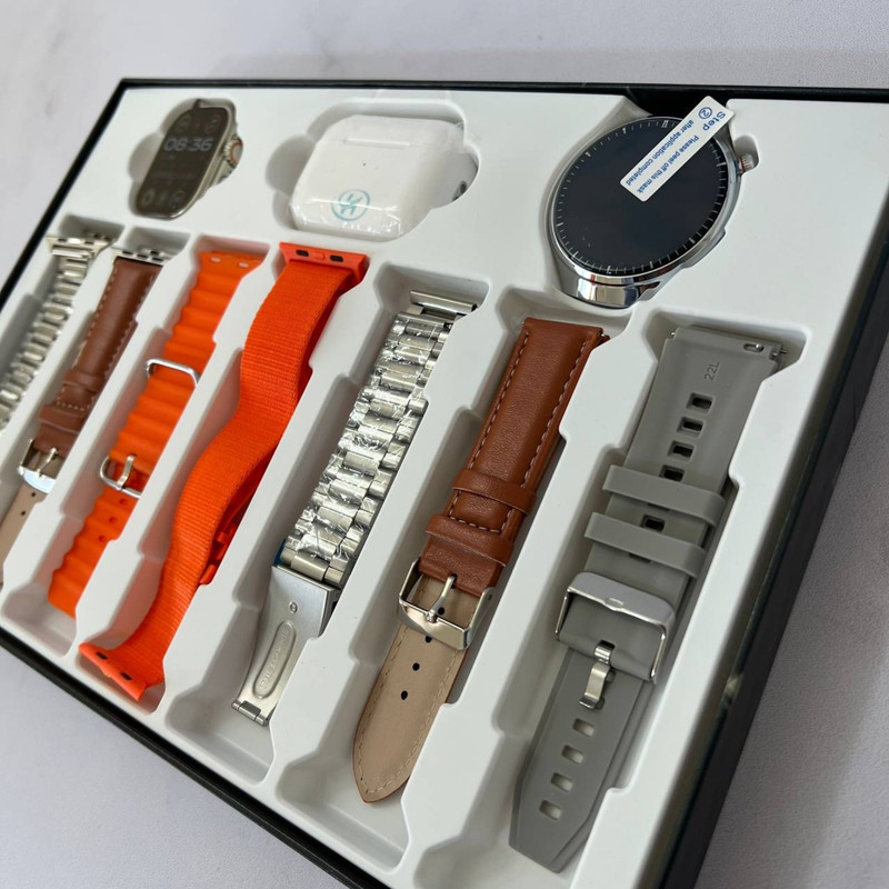 ساعت هوشمند رموجت مدل i80 Suit Extremc بسته 2 عددی به همراه هدفون بلوتوثی