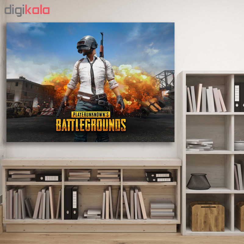 تابلو شاسی گالری استاربوی طرح بازی PubG مدل Amazing Game 3