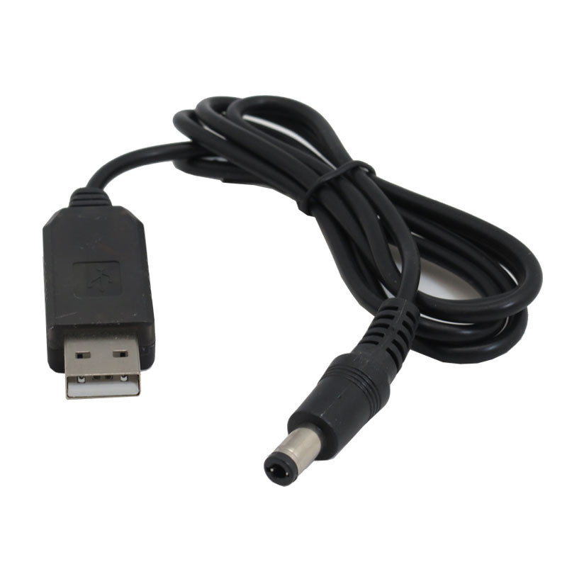 کابل تبدیل USB به DC مدل 12 ولت طول 1 متر بسته 2 عددی