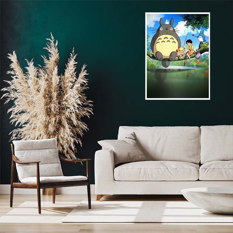 پوستر کارنيکا طرح همسایه من توتورو My Neighbor Totoro کد 58599 مجموعه 8 عددی