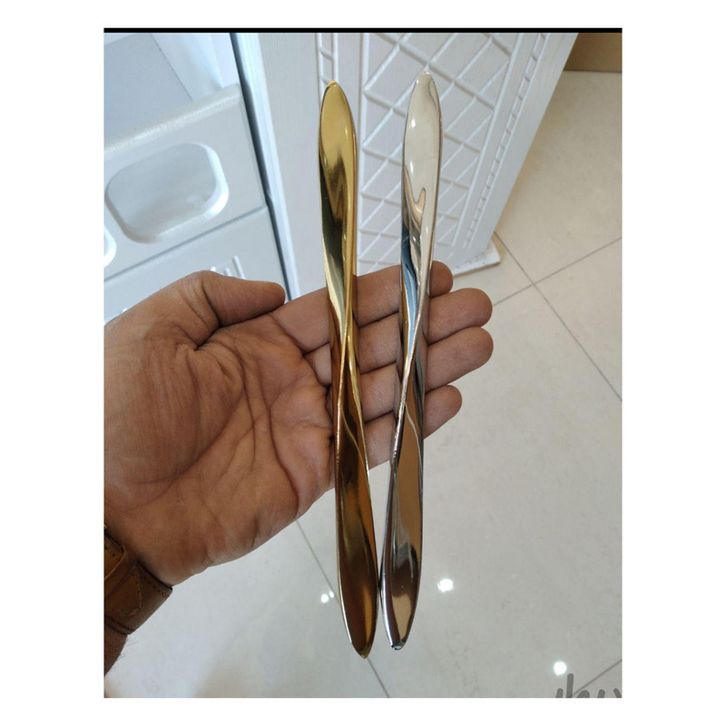دستگیره کابینت و کمد مدل پاپیونی کد PN128 بسته 3 عددی