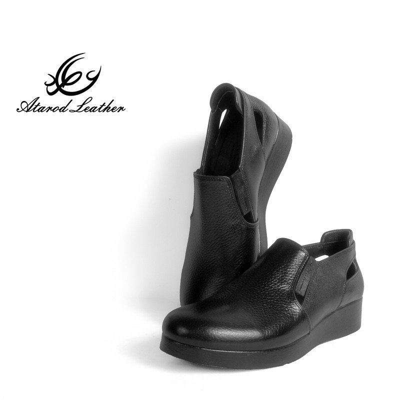 کفش طبی زنانه چرم عطارد مدل چرم طبیعی کد SH156