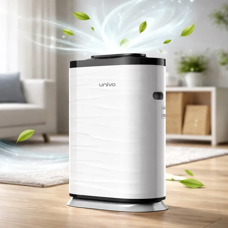 دستگاه تصفیه‌کننده هوا خانگی پنج مرحله‌ای یونیوو مدل UAir Luma 600 به همراه فیلتر