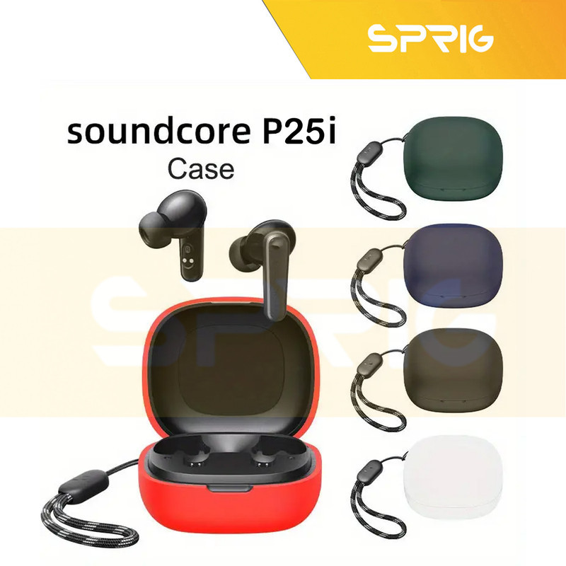 کاور اسپریگ مدل Silicon-SP مناسب برای کیس هدفون بی سیم انکر Soundcore P25i