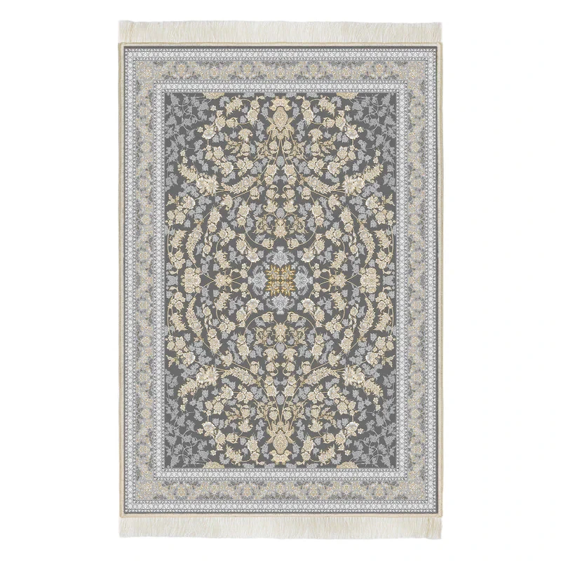 فرش ماشینی هانوکس مدل مدرن طرح آذر کد HAM.302.01