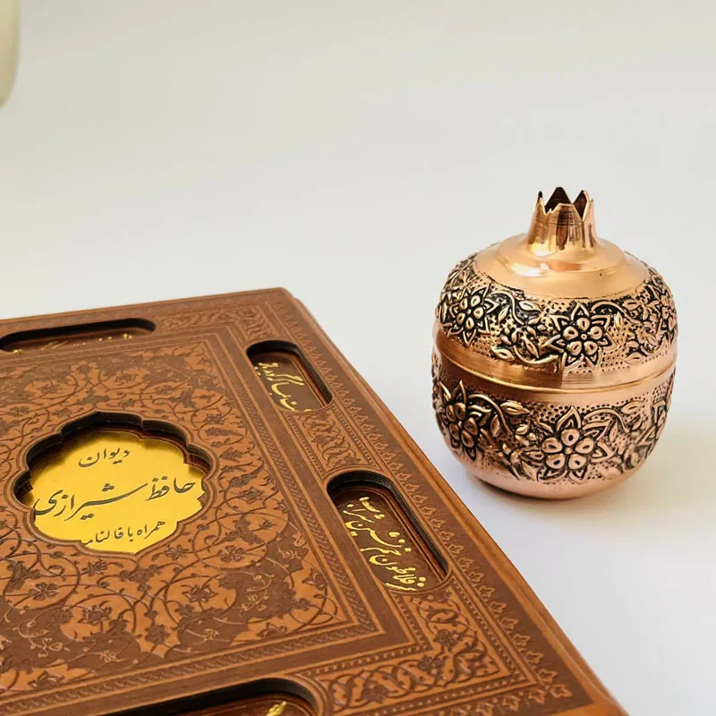 قندان مسی مدل انار کد ZH416