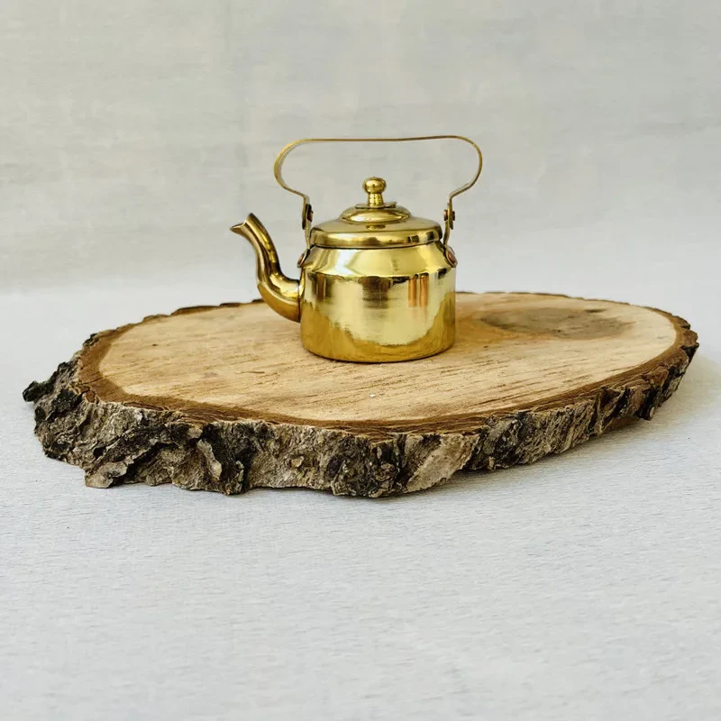قوری مسی مدل زعفران دم کن کد ZH429.1