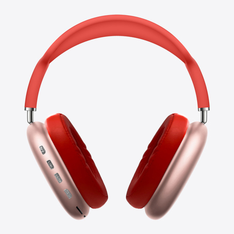 هدفون بلوتوثی مدل Airpods Max P9 بدون نویز کنسلینگ، درگاه شارژ USB Type-C، دارای میکروفون با کیفیت 105 دسی‌بل، مقاوم در برابر رطوبت و عرق