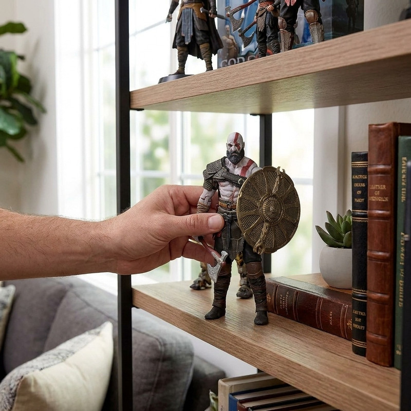 اکشن فیگور پلی میتس مدل طرح god of war 5 کد 05