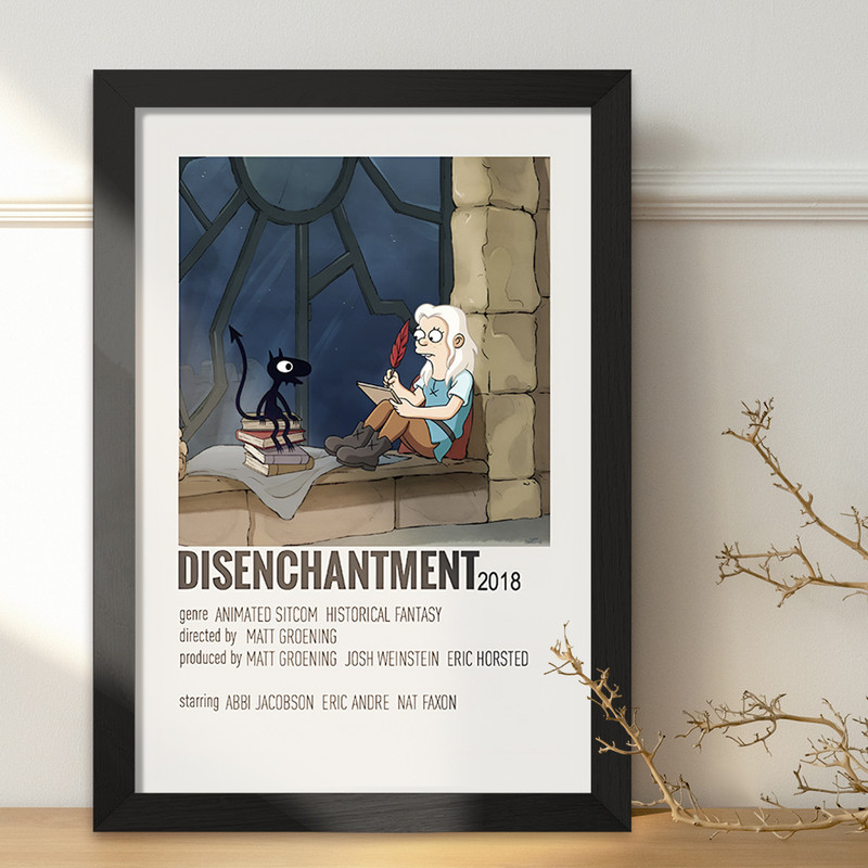 تابلو خندالو طرح طلسم شدگان (Disenchantment) کد F13205