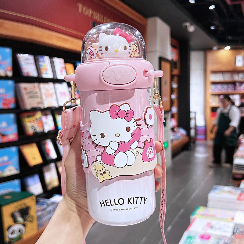 قمقمه کودک مدل HELLO KITTY گنجایش 0.58 لیتر