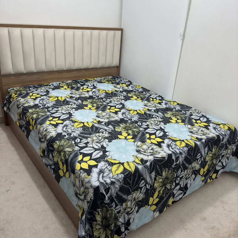روکش لحاف مایکروفایبر ناتوسا مدل گلسار دو نفره سایز 220x200 سانتی‌متر