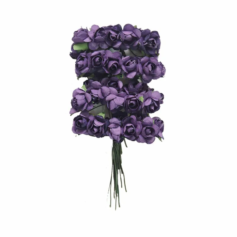 گل کاغذی پرنیان هفت رنگ مدلFlower بسته 40 عددی