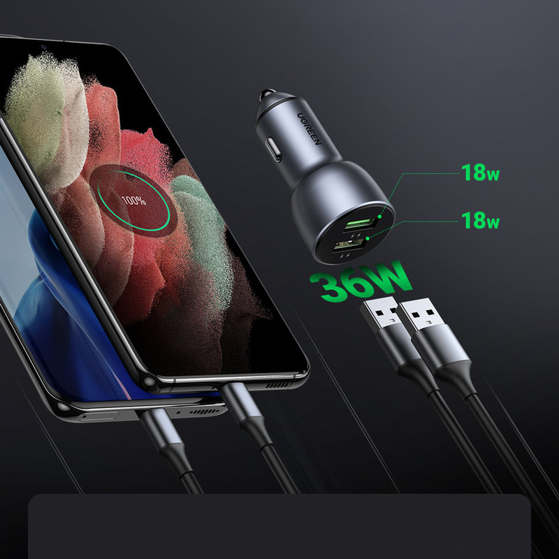 شارژر فندکی یوگرین مدل CD213-10144