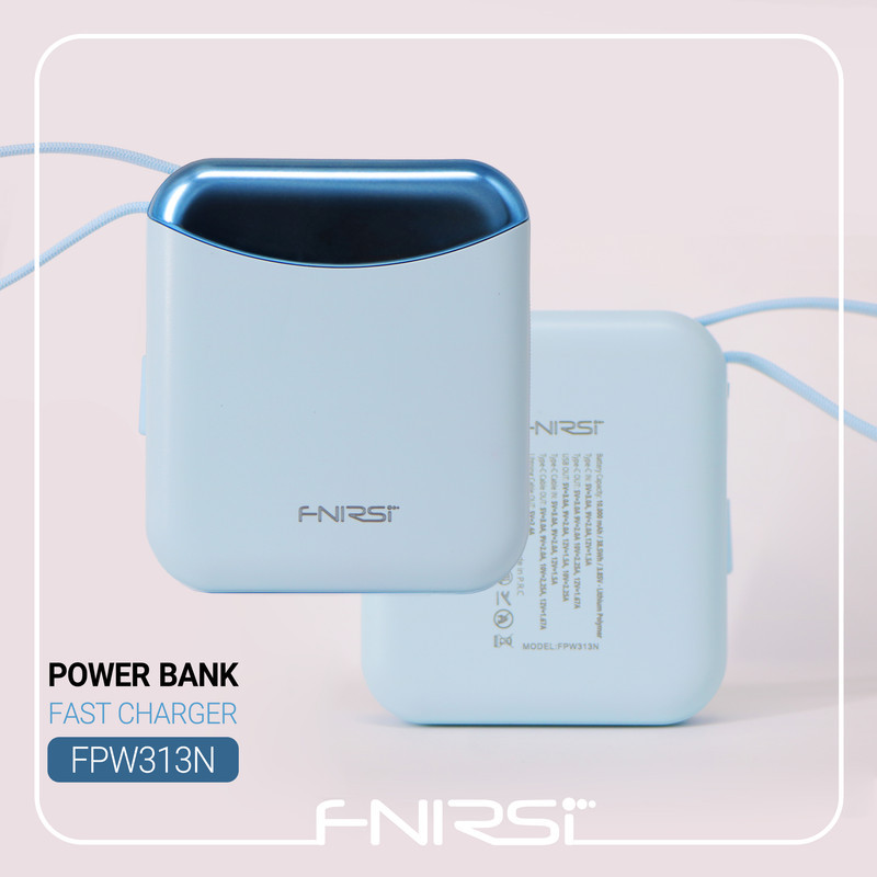 پاوربانک 22.5 وات فنیرسی مدل FPW313N ظرفیت 10000 میلی‌آمپرساعت