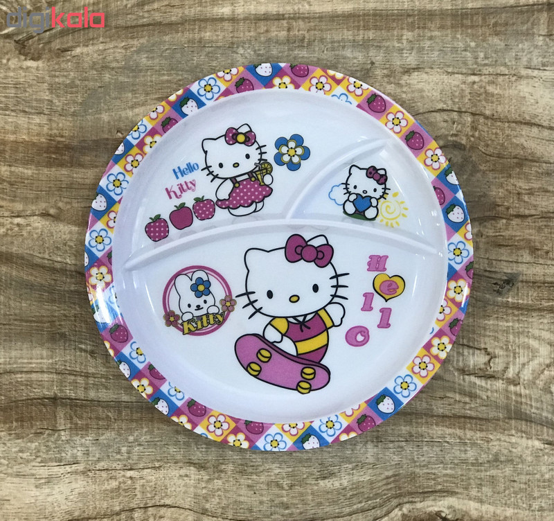 ظرف غذای کودک کسری یزد طرح Hello Kitty