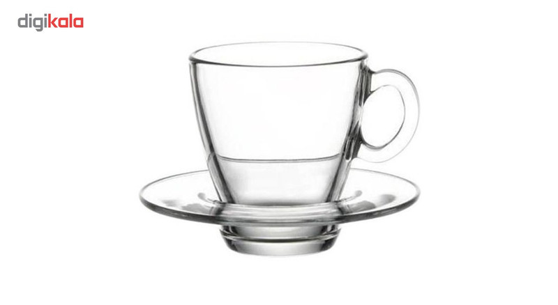 ست فنجان و نعلبکی پاشاباغچه مدلAqua کد 95040 -بسته 6 عددی