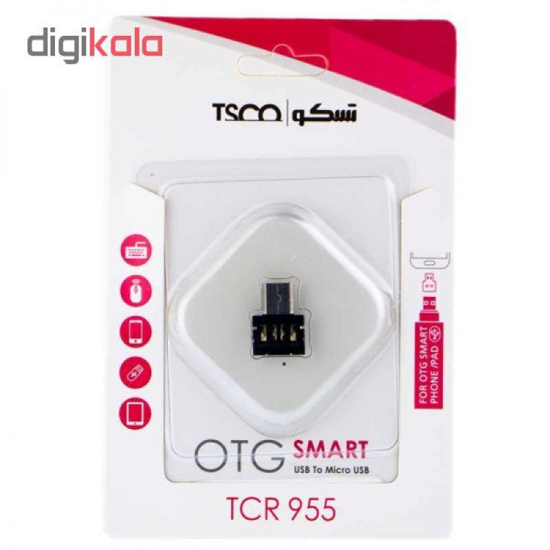 مبدل OTG microUSB تسکو مدل TCR 955
