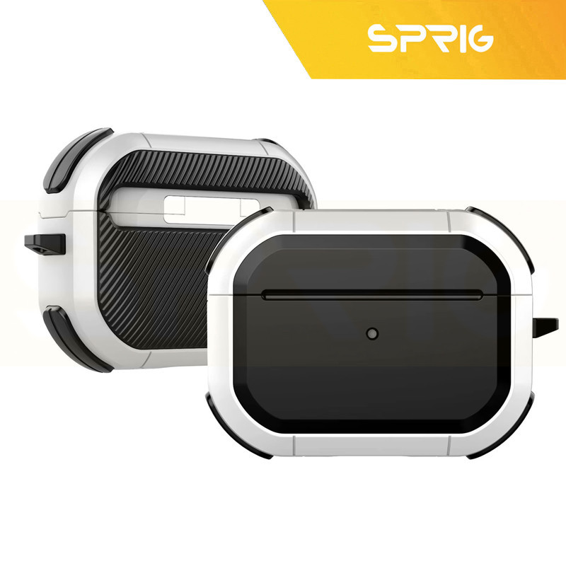 کاور اسپریگ مدل Eggshell-SP مناسب برای کیس اپل AirPods Pro 3