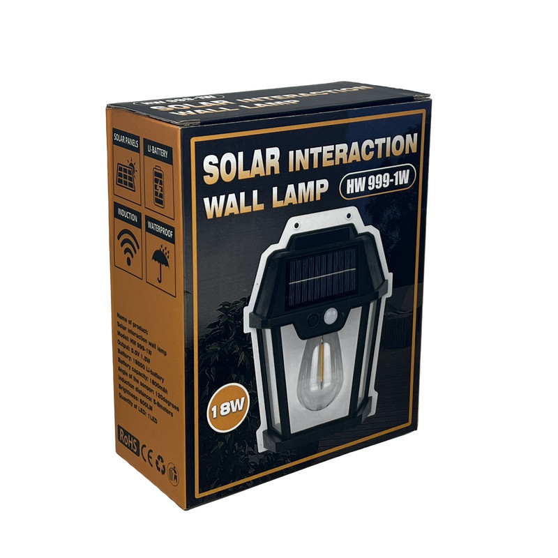 چراغ دیواری طرح خورشیدی مدل HW999-1W