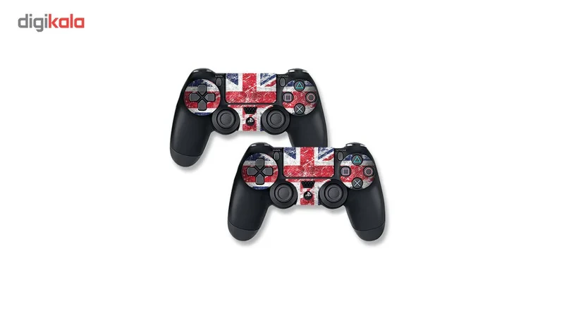 برچسب افقی پلی استیشن 4 گراسیپا طرح U.K