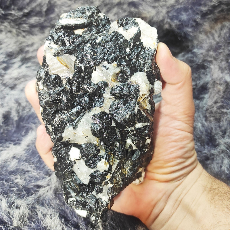 سنگ راف مدل تورمالین سیاه کد T70941