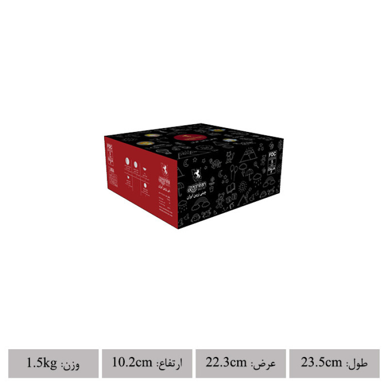 سرویس غذاخوری 5 پارچه کودک چینی زرین ایران مدل لیتل پونی درجه یک
