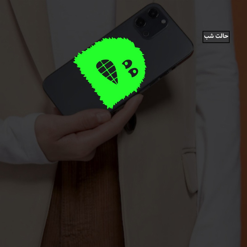 استیکر کلید و پریز مدل شبنما طرح هیولا