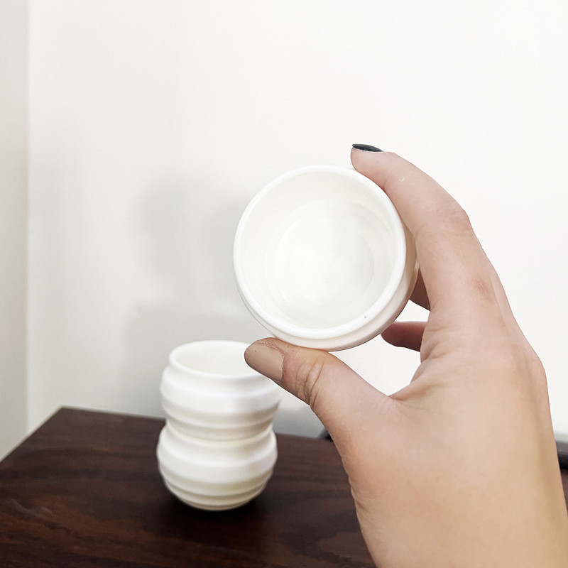 گلدان دکوری حلقه‌ای، مجموعه 3 عددی، ابعاد 5×5×5 سانتی‌متر، وزن 40 گرم