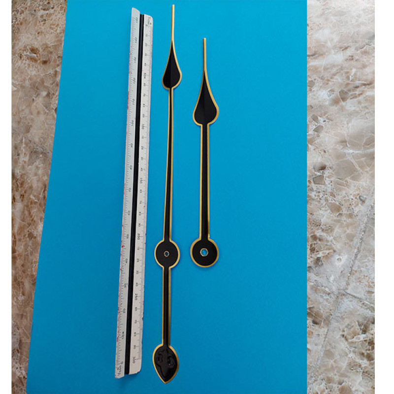 عقربه ساعت دیواری مدل روستیک 33CM بسته دو عددی