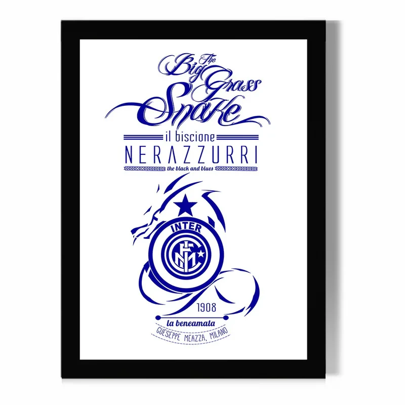تابلو مدل دیواری طرح اینتر میلان | Inter Milan کد FD543