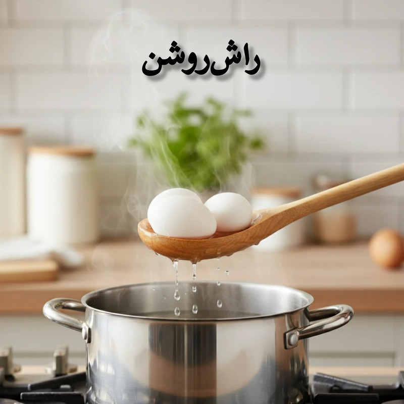 سرویس ملاقه چوبی ۲ پارچه دبلیو اس مدل هایلوکس