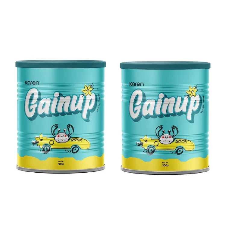 پودر گین آپ کودکان با طعم وانیل کارن - 300 گرم بسته 2 عددی