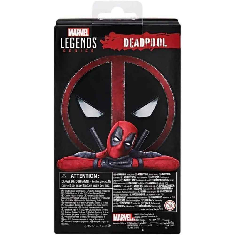 اکشن فیگور مدل ددپول طرح Marvel legends ارتفاع 16 سانتی متر