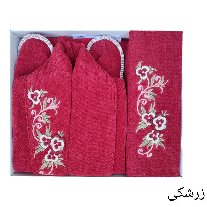 سرویس حوله پالتویی 3 تکه طرح ایپک سایز 125