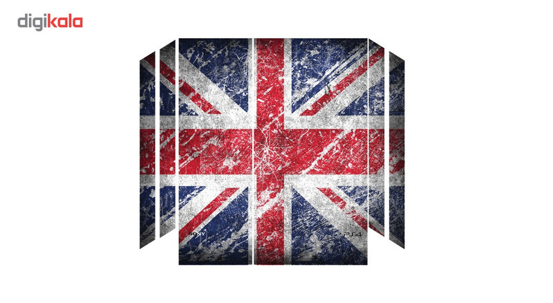 برچسب افقی پلی استیشن 4 گراسیپا طرح U.K