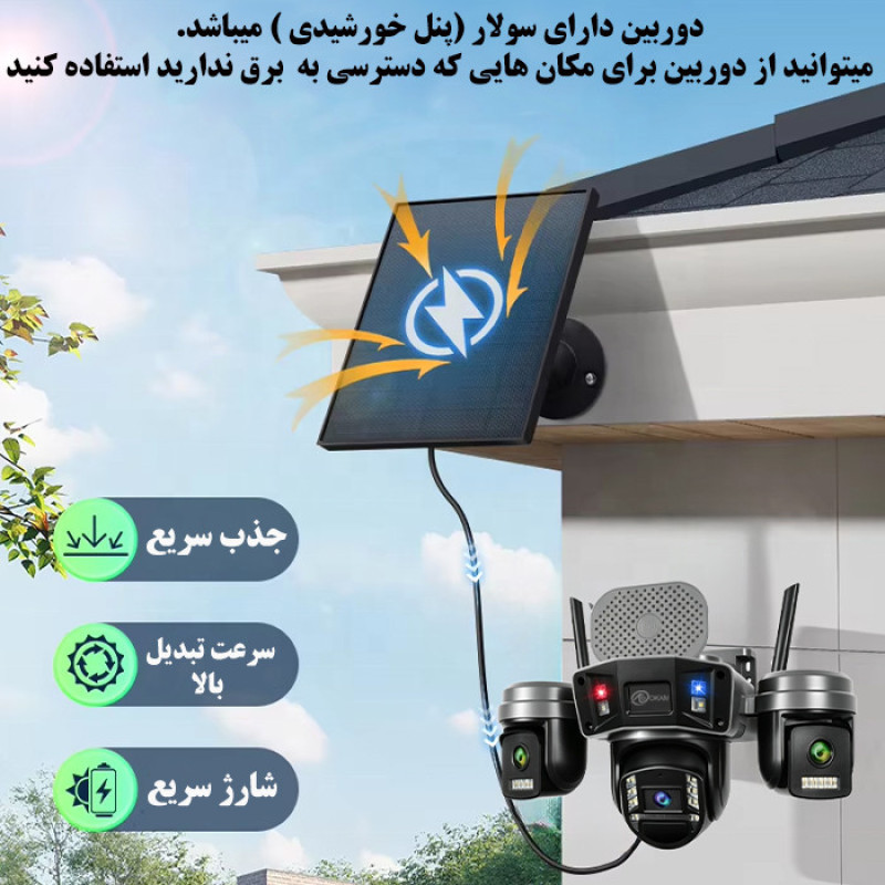 دوربین مداربسته تحت شبکه اوکم مدل TL4A