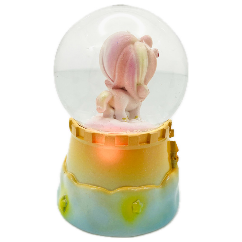 گوی چراغ‌دار مدل Dream طرح پونی و قلعه آرزوها کد 5921