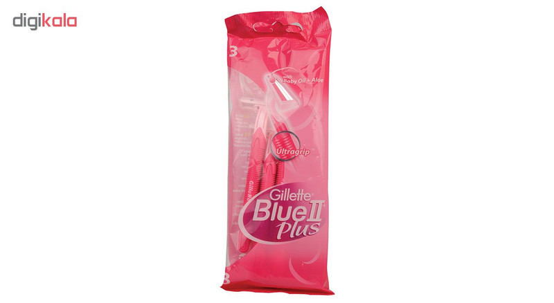 خودتراش زنانه ژیلت مدل Blueii Plus بسته 5 عددی