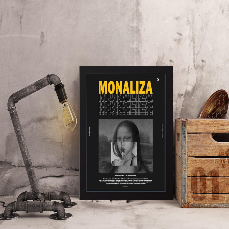تابلو مدل Monaiza مونالیزا کد MJ131347