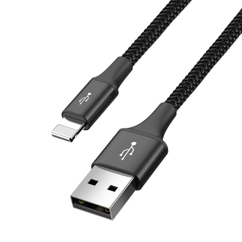 کابل تبدیل USB به لایتنینگ microUSB USB-C باسئوس مدل CA1T4-B01 طول 1.2 متر