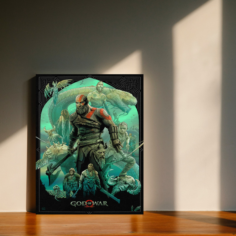 تابلو شاسی مدل گیمینگ گاد اف وار god of war  کد 1268
